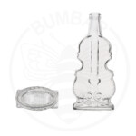staklena boca Violina u obliku violine od 500 ml prozirna