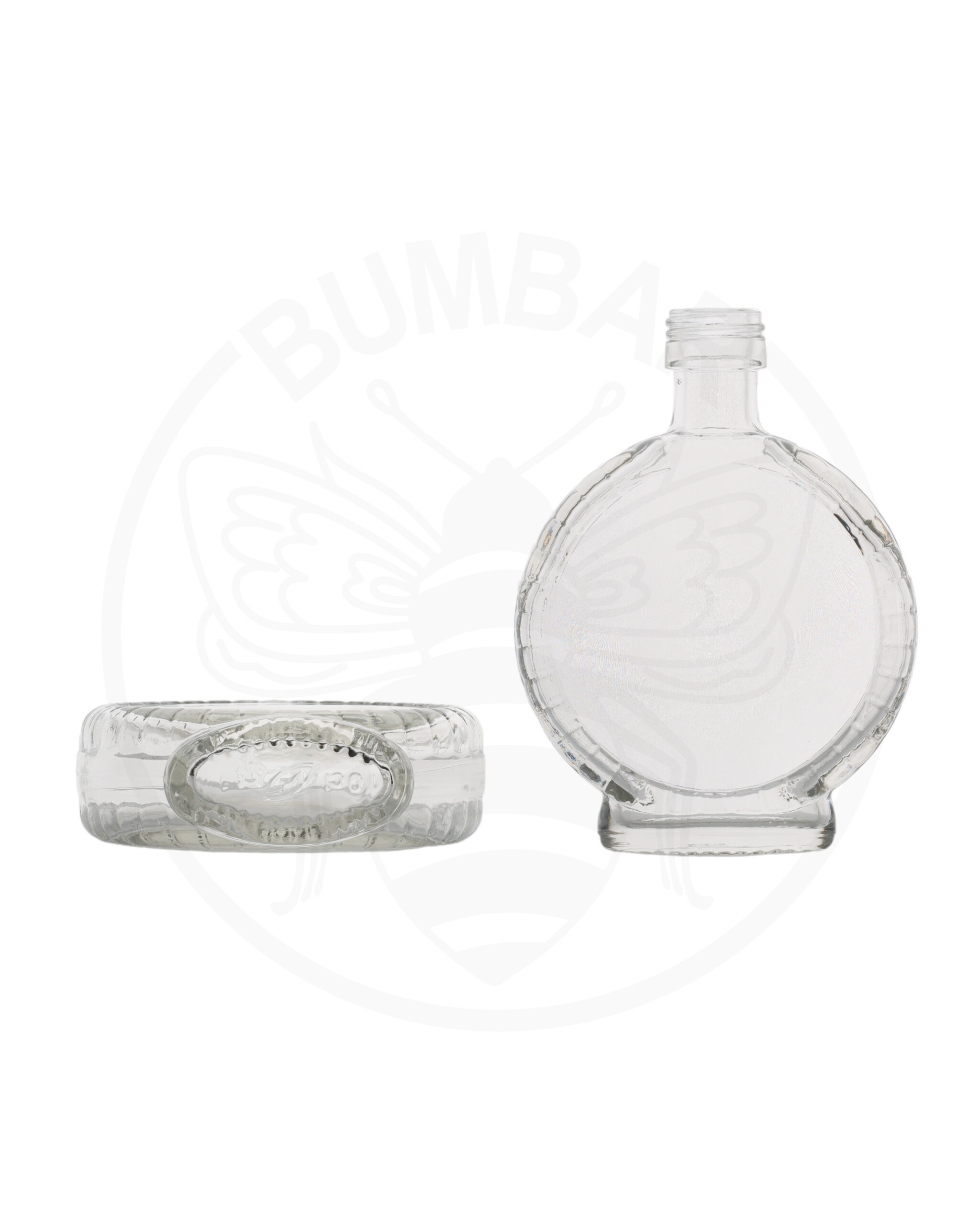 staklena boca Čutura oblika čuture od 100 ml prozirna