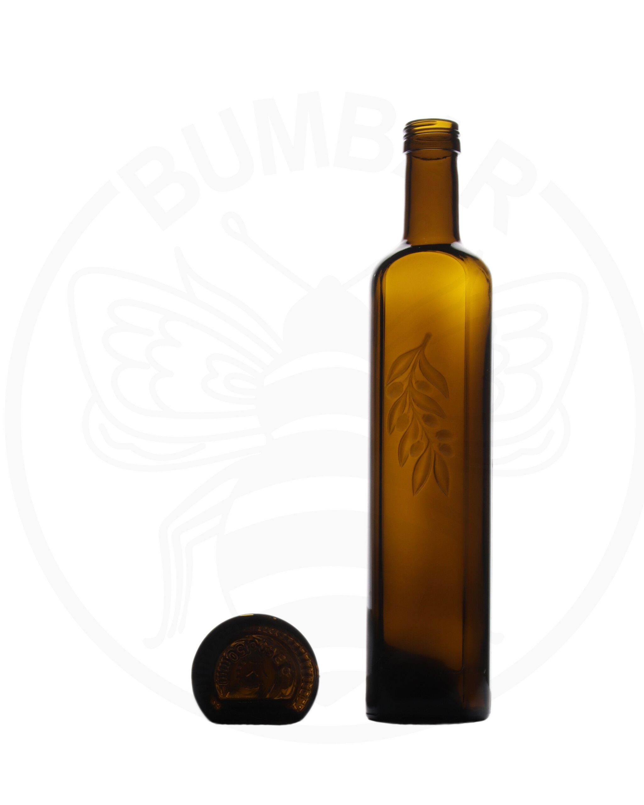 staklena boca Sfiziosa olive od 500 ml tamna