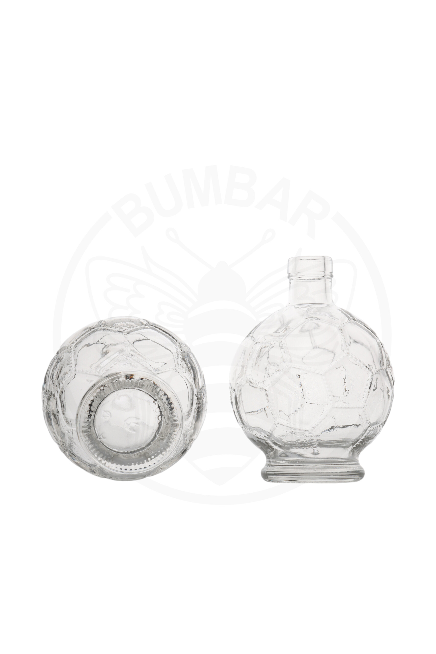 staklena boca Palla calcio u obliku lopte od 500 ml prozirna