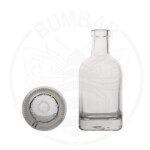 staklena boca RDB od 200 ml prozirna