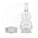 staklena boca Violina oblika violine od 100 ml prozirna