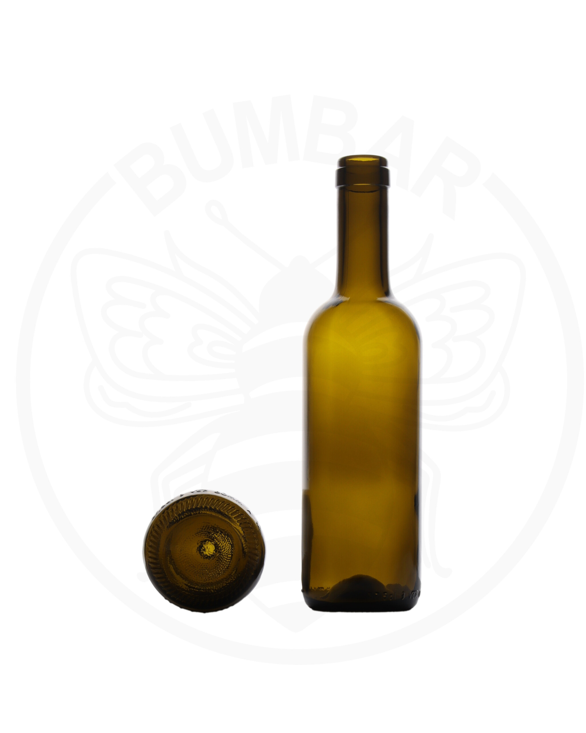 staklena boca Bordolese classica od 375 ml tamna