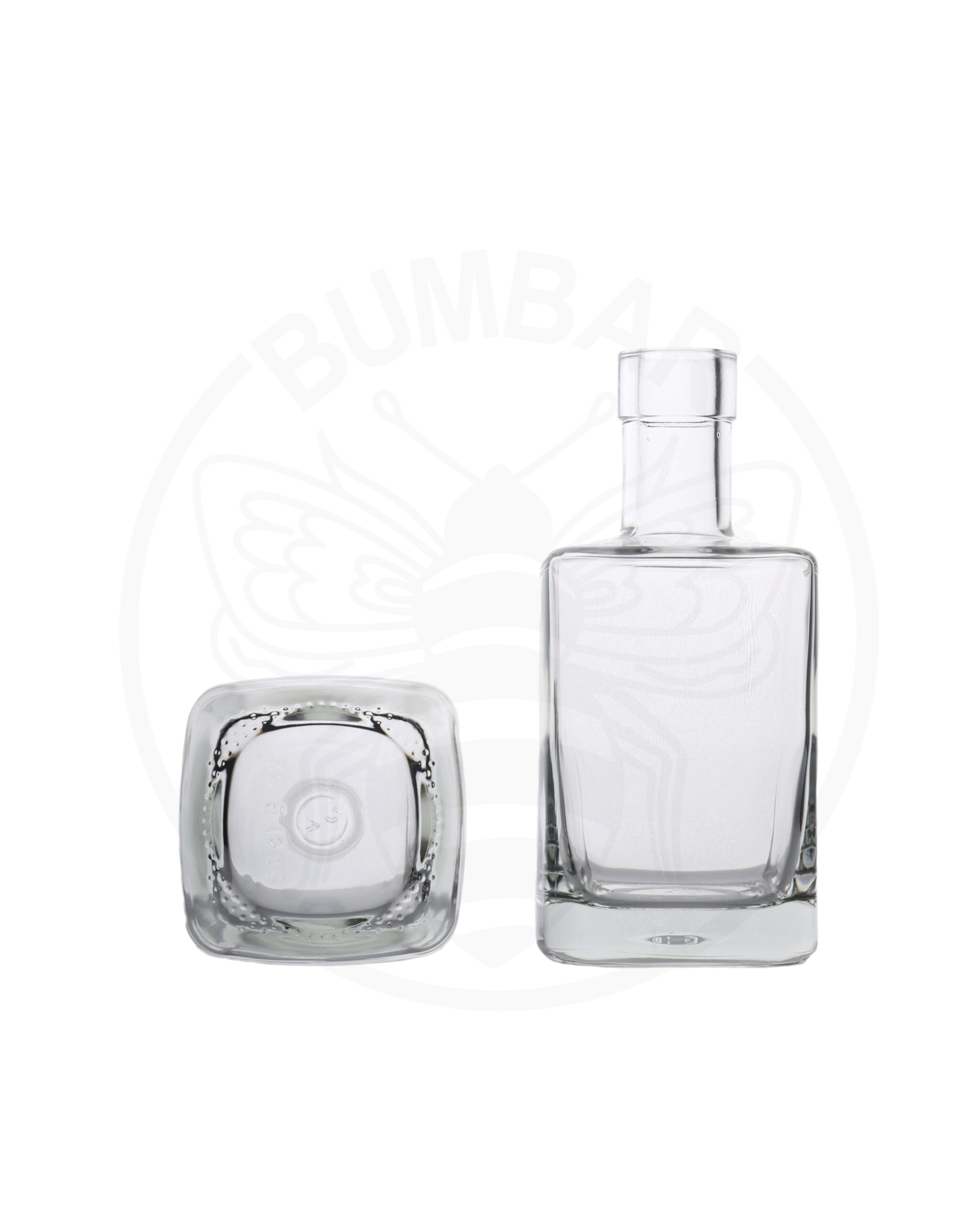 staklena boca Smooth od 500 ml prozirna