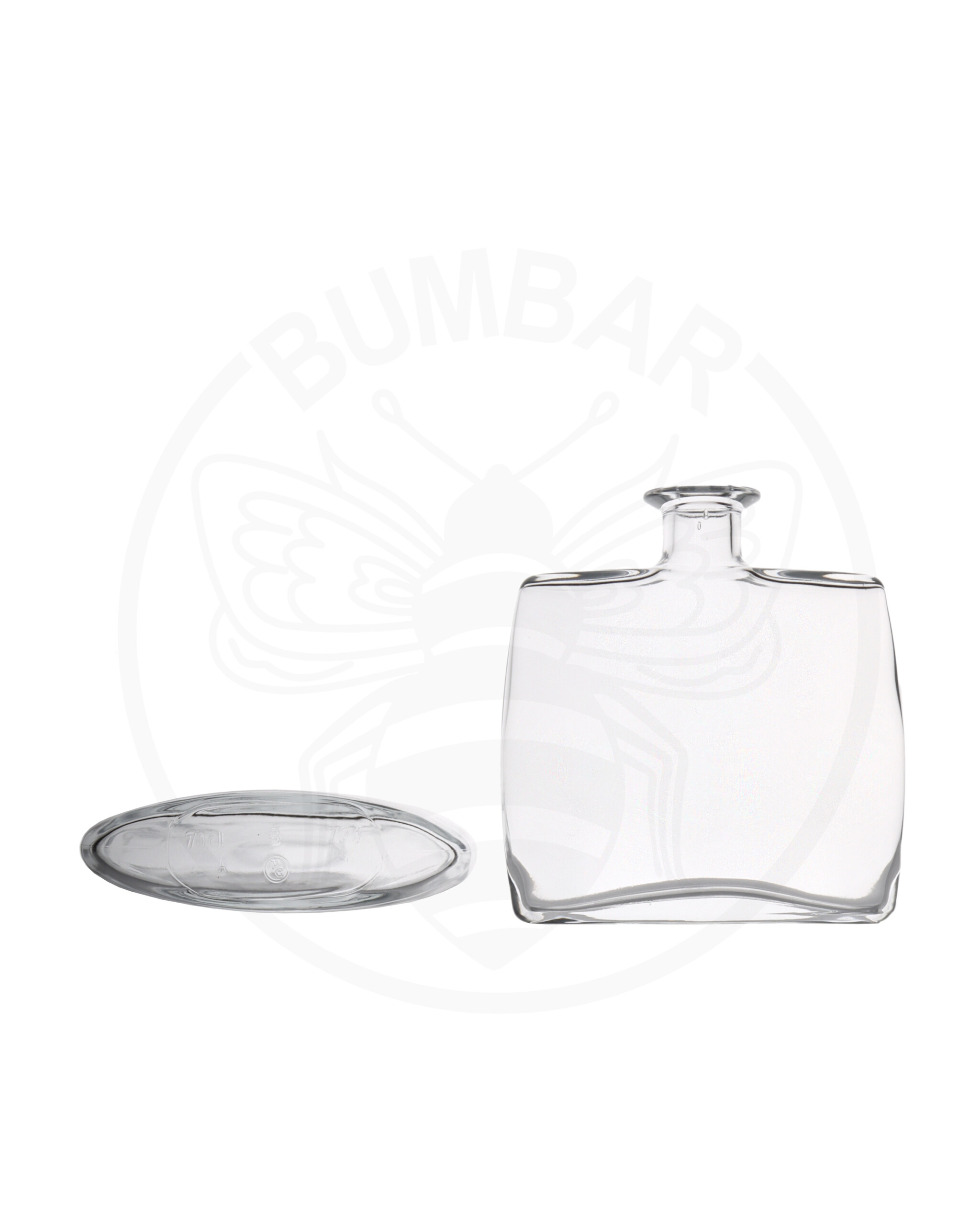 staklena boca Majestic od 700 ml prozirna