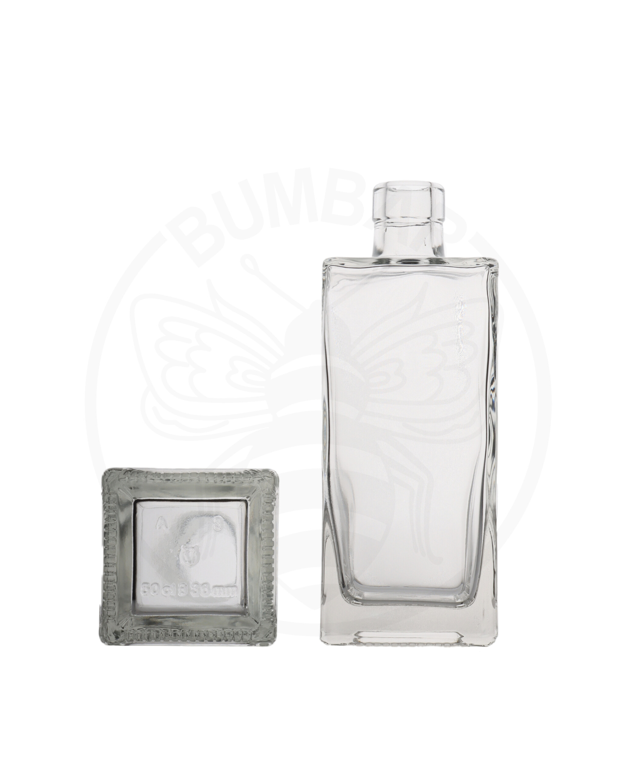 staklena boca Quadra giulia od 500 ml prozirna