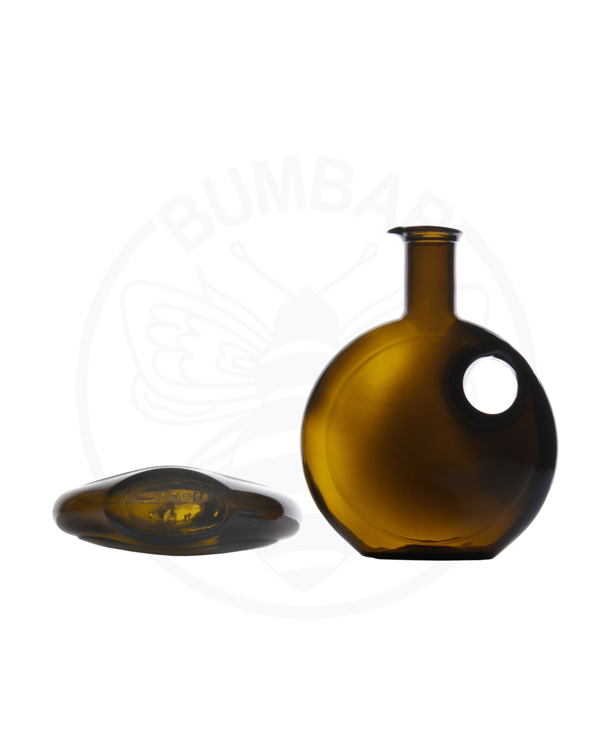 staklena boca Opale con foro od 250 ml tamna