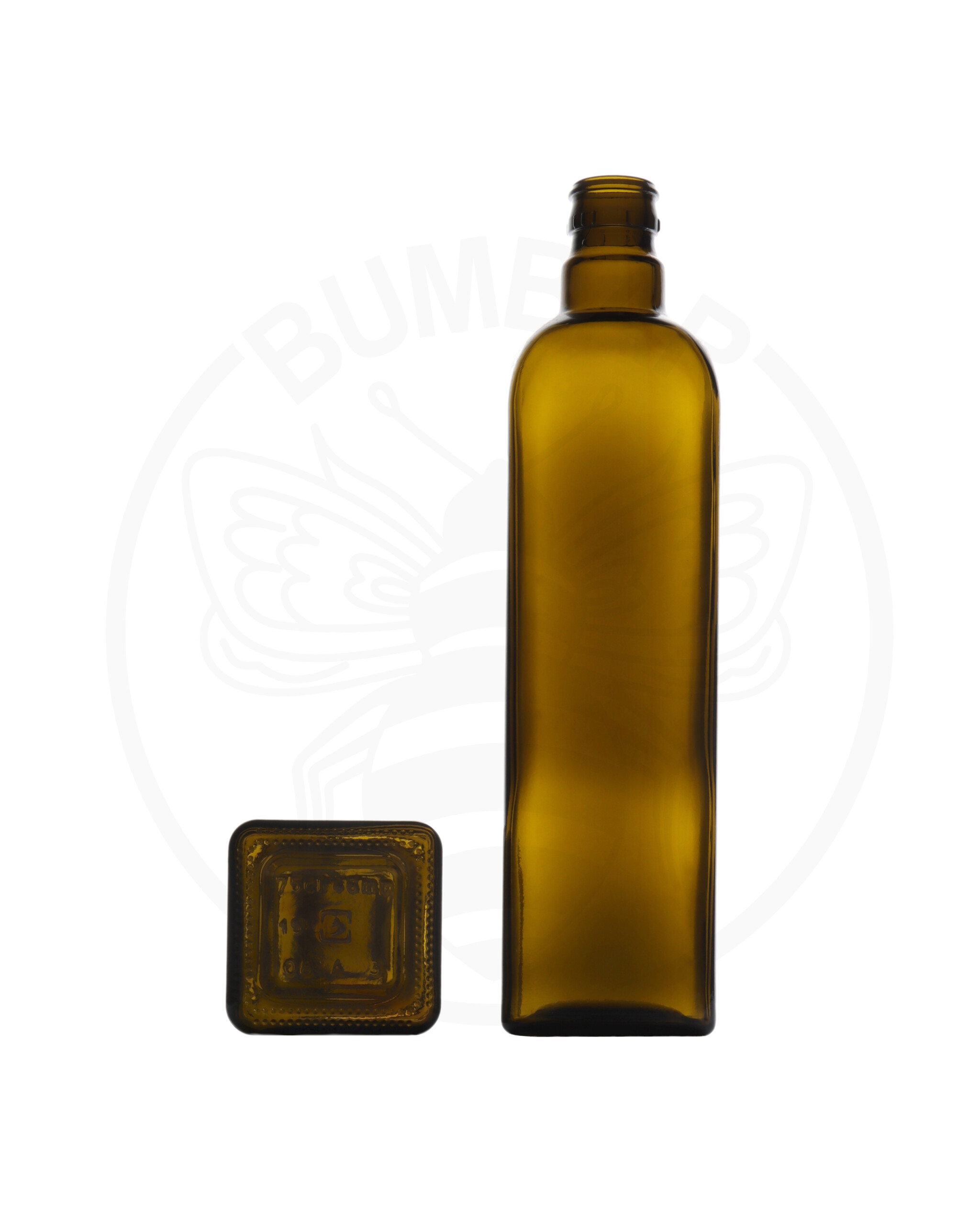 staklena boca Marasca na navoj TOP od 750 ml tamna