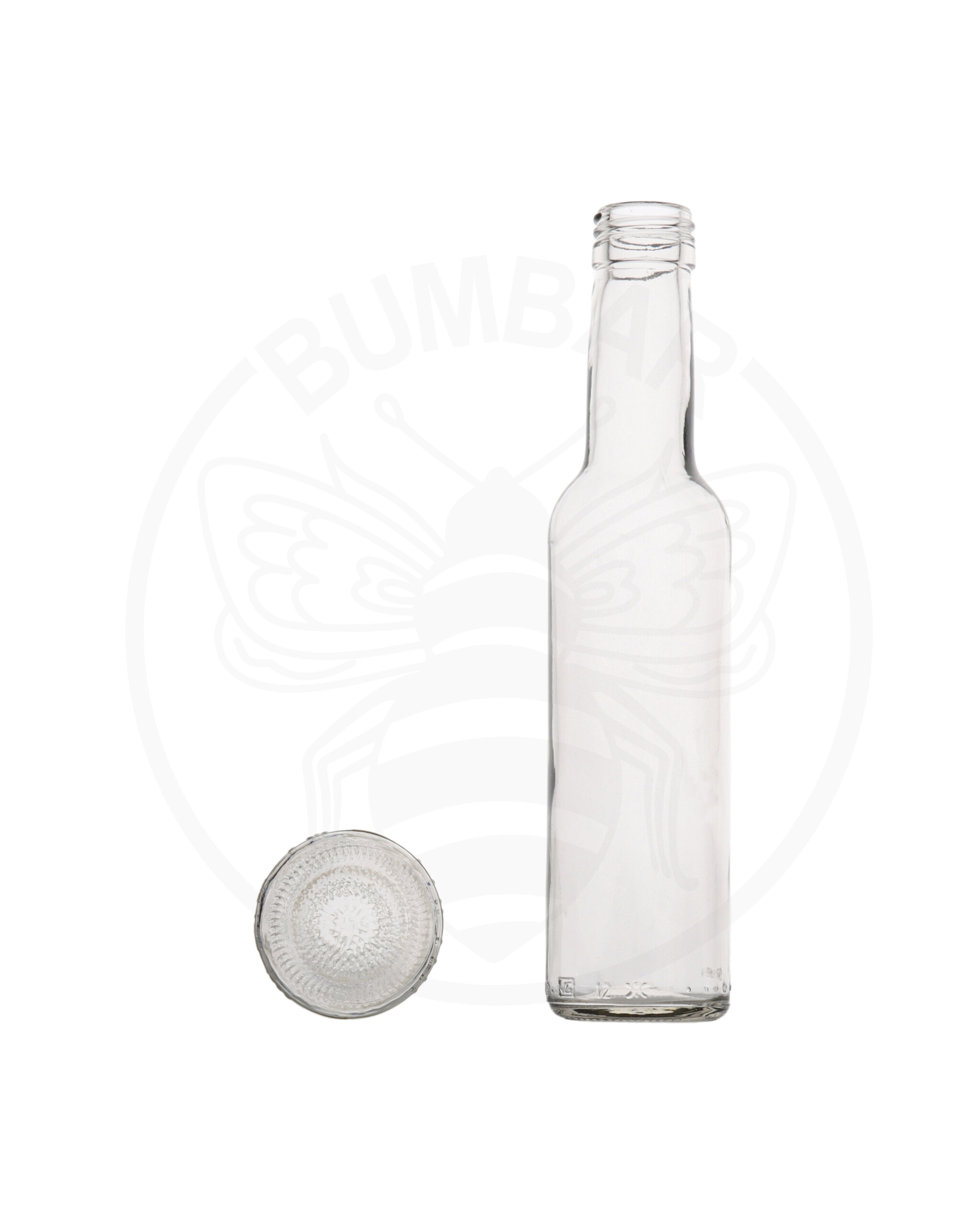 staklena boca Bordo od 200 ml prozirna