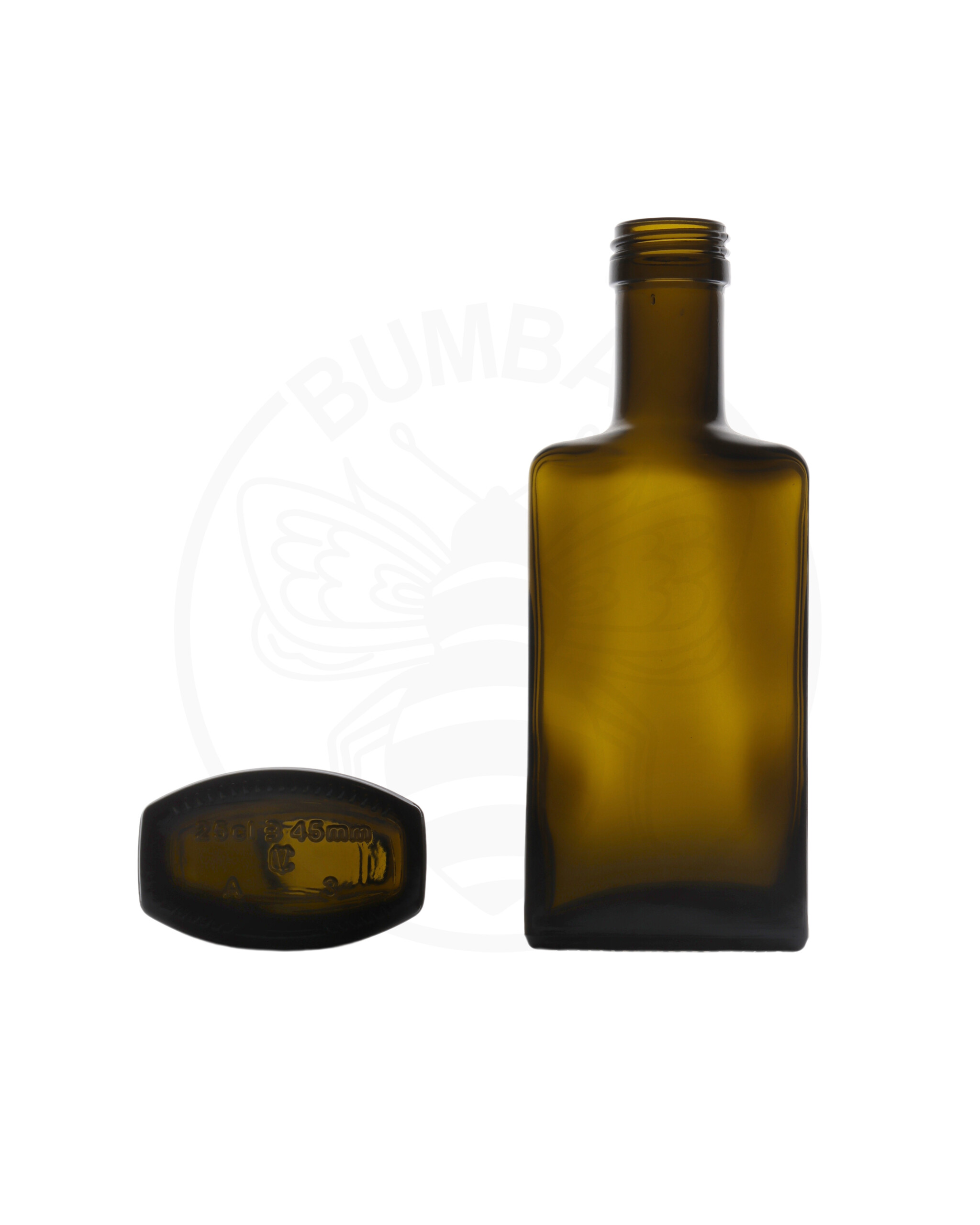 staklena boca Eurolio od 250 ml tamna