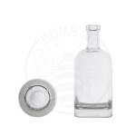 staklena boca Barrique od 200 ml prozirna