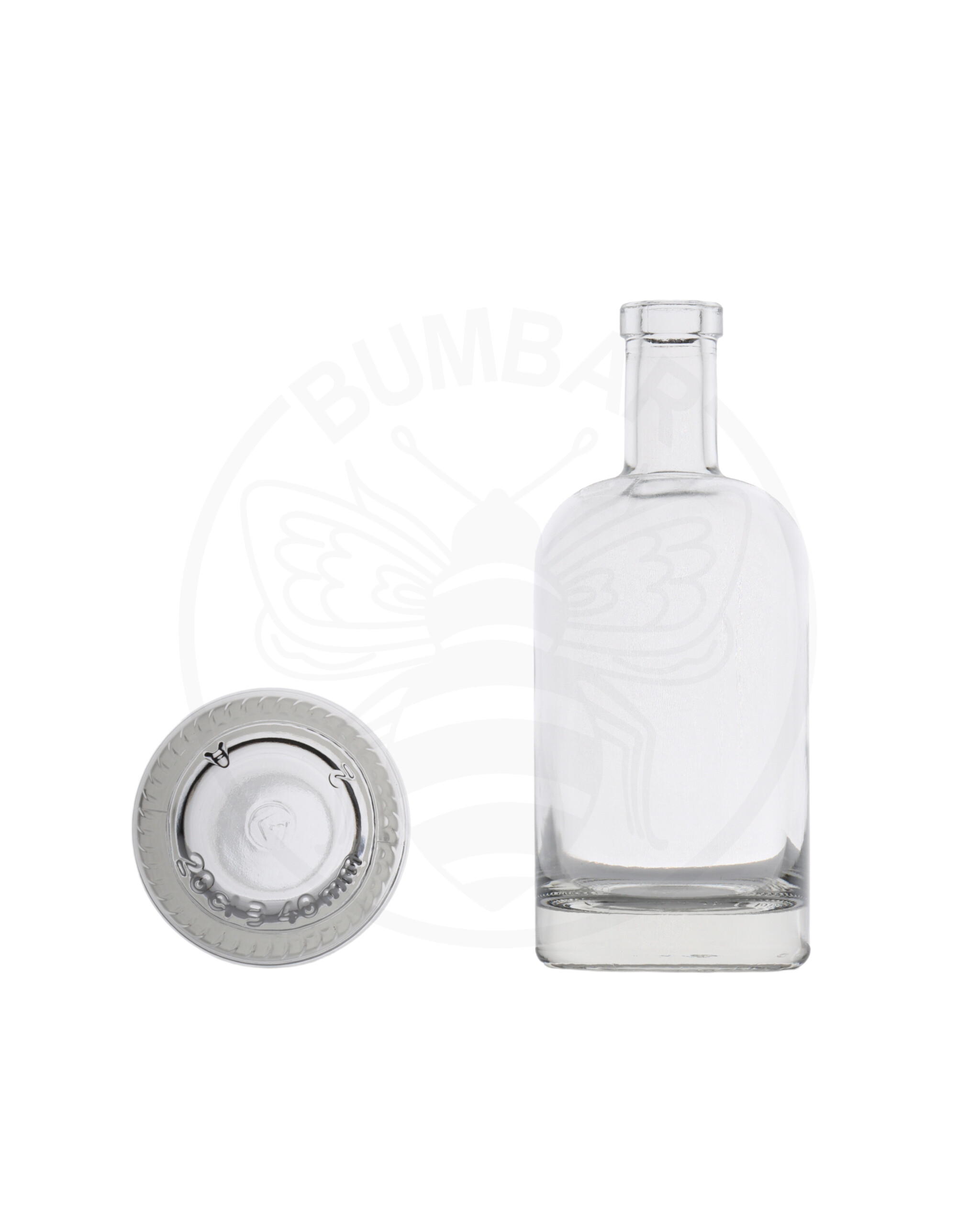 staklena boca Barrique od 200 ml prozirna