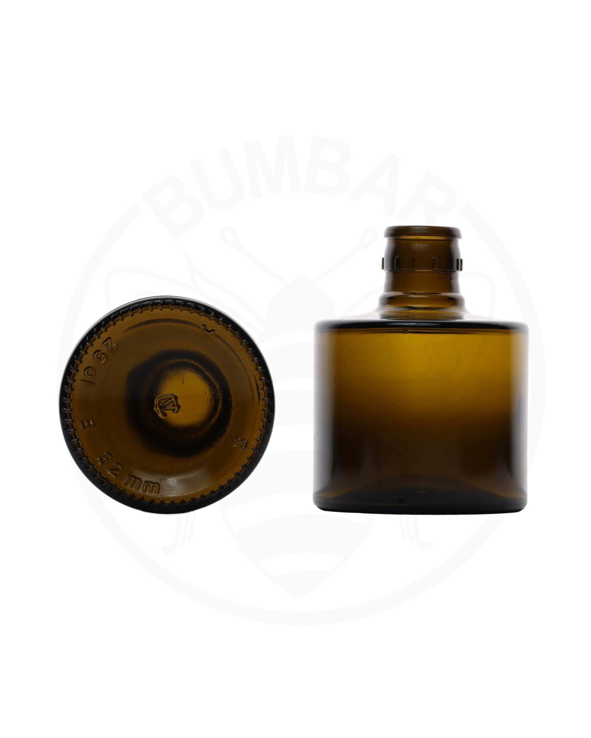 staklena boca Vanessa na navoj TOP od 250 ml tamna