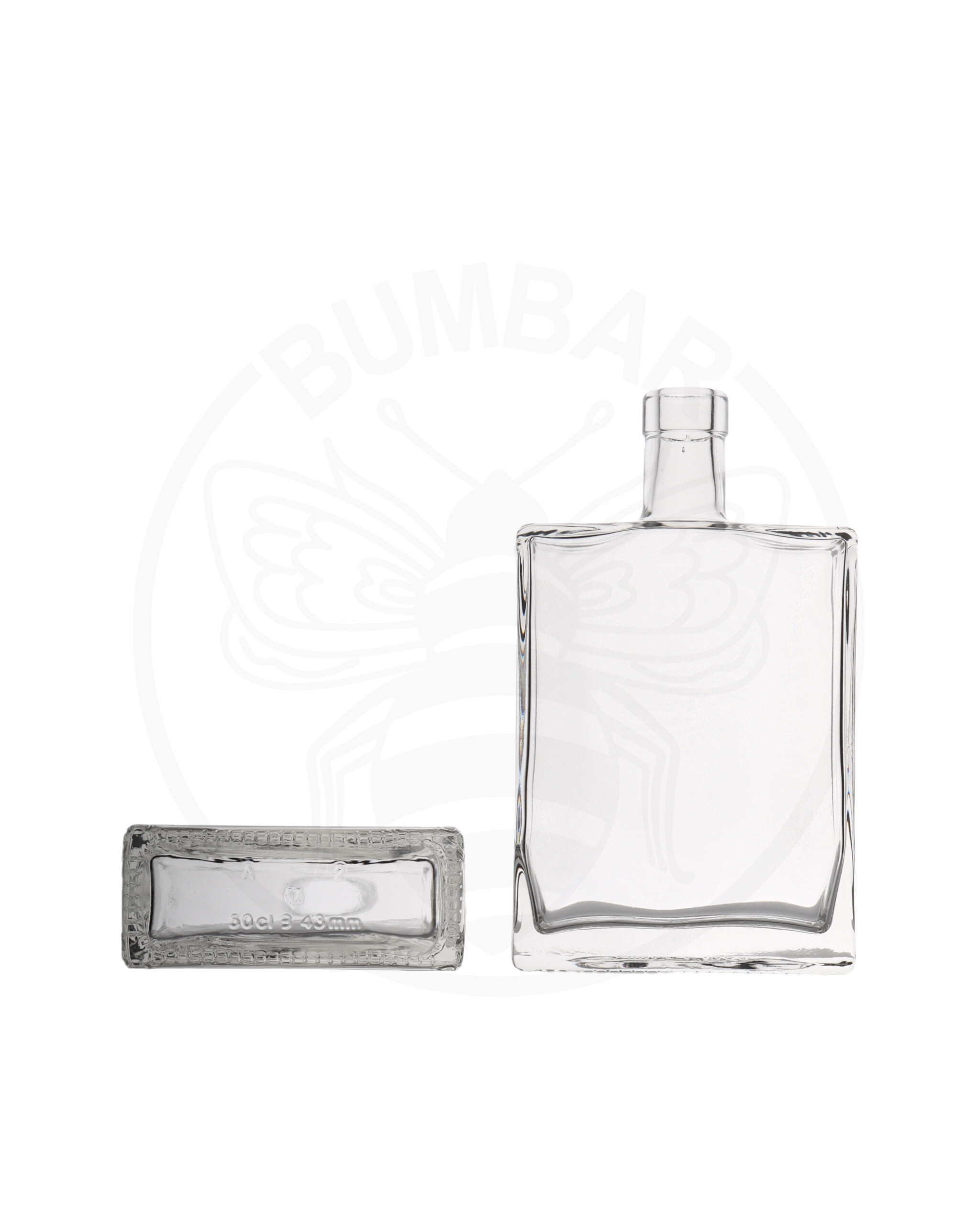 staklena boca Giulia Piatta od 500 ml prozirna