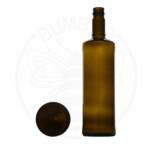 staklena boca Euroline na navoj TOP od 1000 ml tamna
