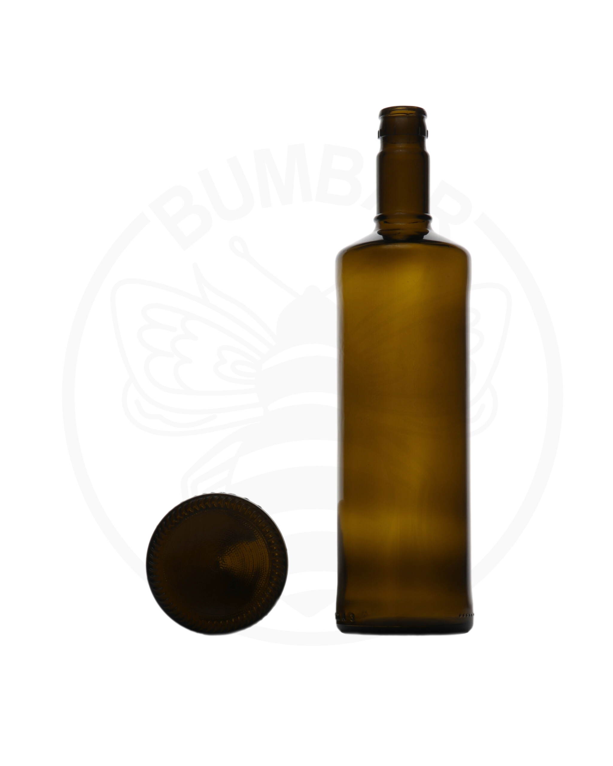 staklena boca Euroline na navoj TOP od 1000 ml tamna
