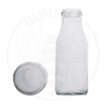 staklena boca za sok od 330 ml prozirna