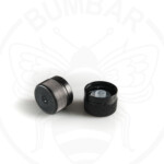 plastični čep 28 mm crni s dozatorom