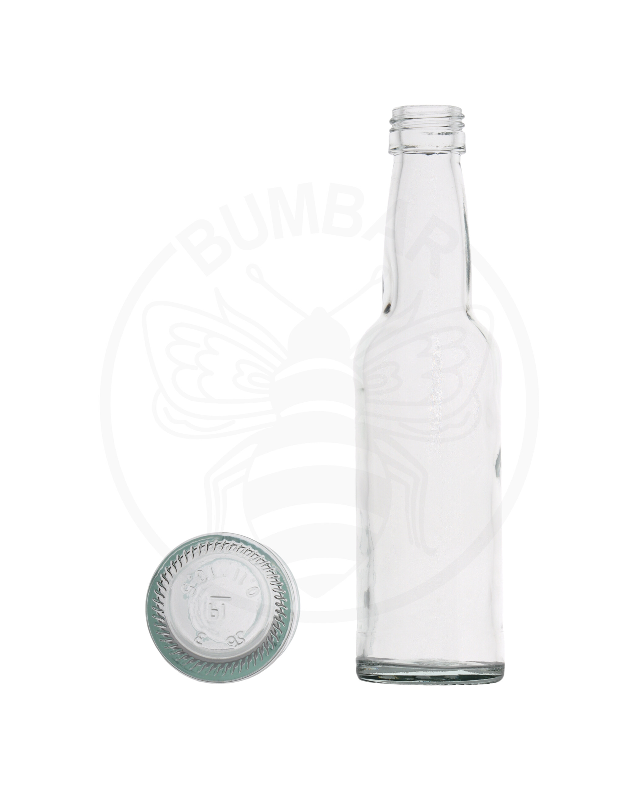 staklena boca Spirit od 100 ml prozirna