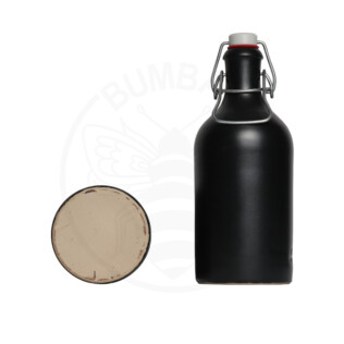 Keramička boca combi 500 ml s meh. zatv. crna mat