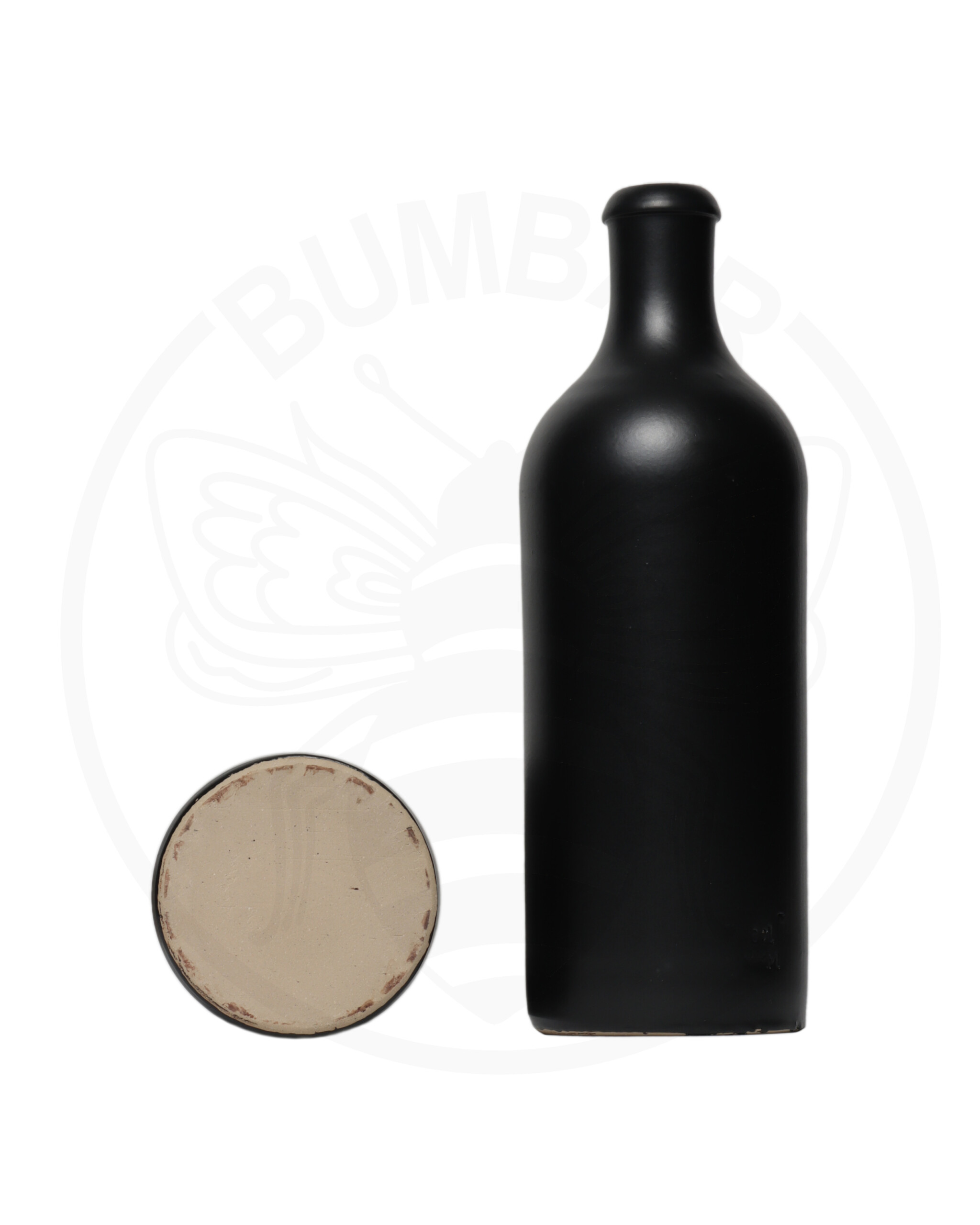 staklena boca Wine od 700 ml glazirana crna