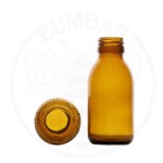 staklena boca za sirup od 200 ml tamna
