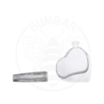 staklena boca Passion oblika srca od 30 ml prozirna