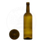 staklena boca Stelvin leggera na navoj BVS od 750 ml tamna