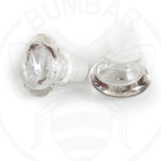 Stakleni čep 24 mm FLEUR