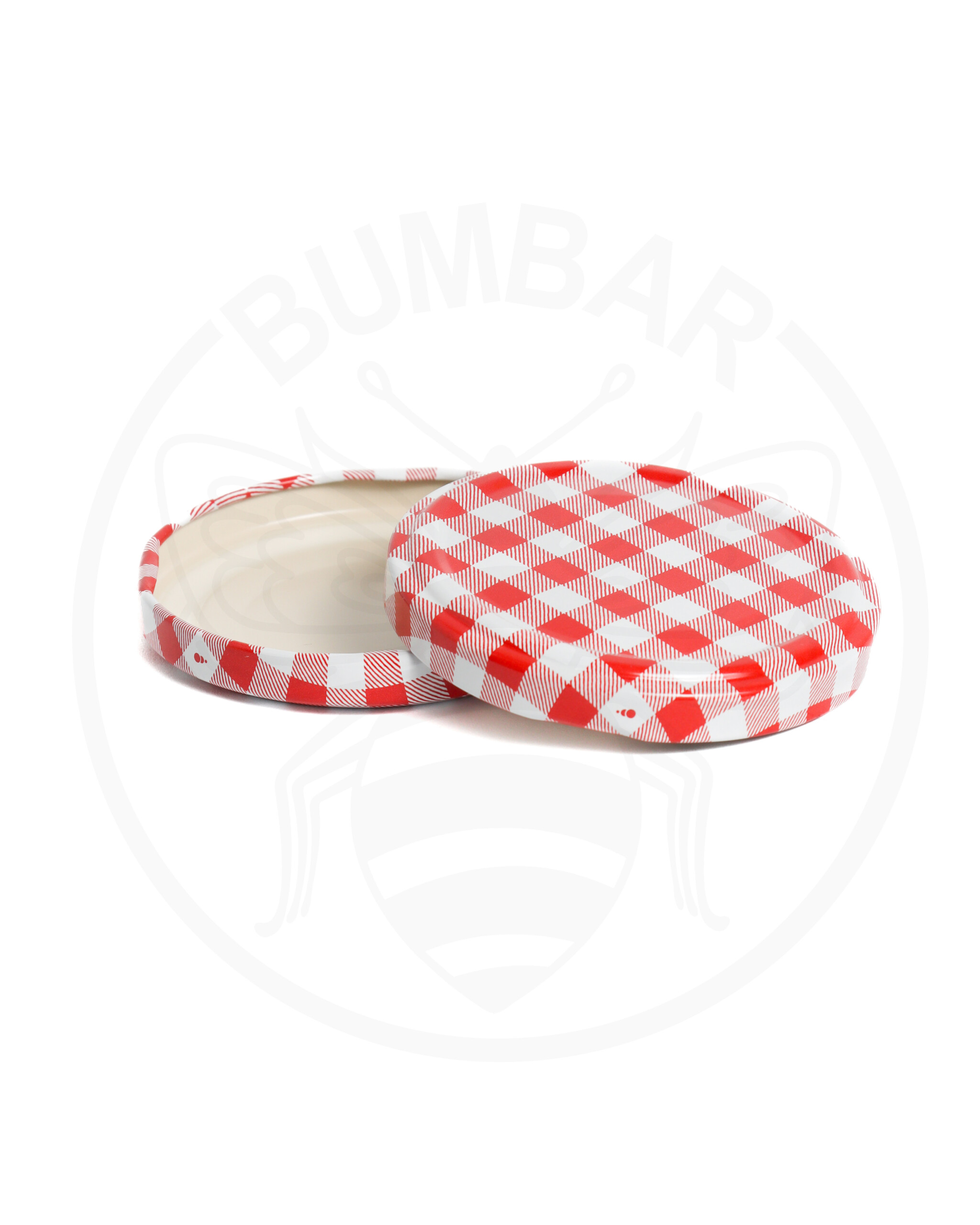 Twist off zatvarač 66 mm karirani crveni