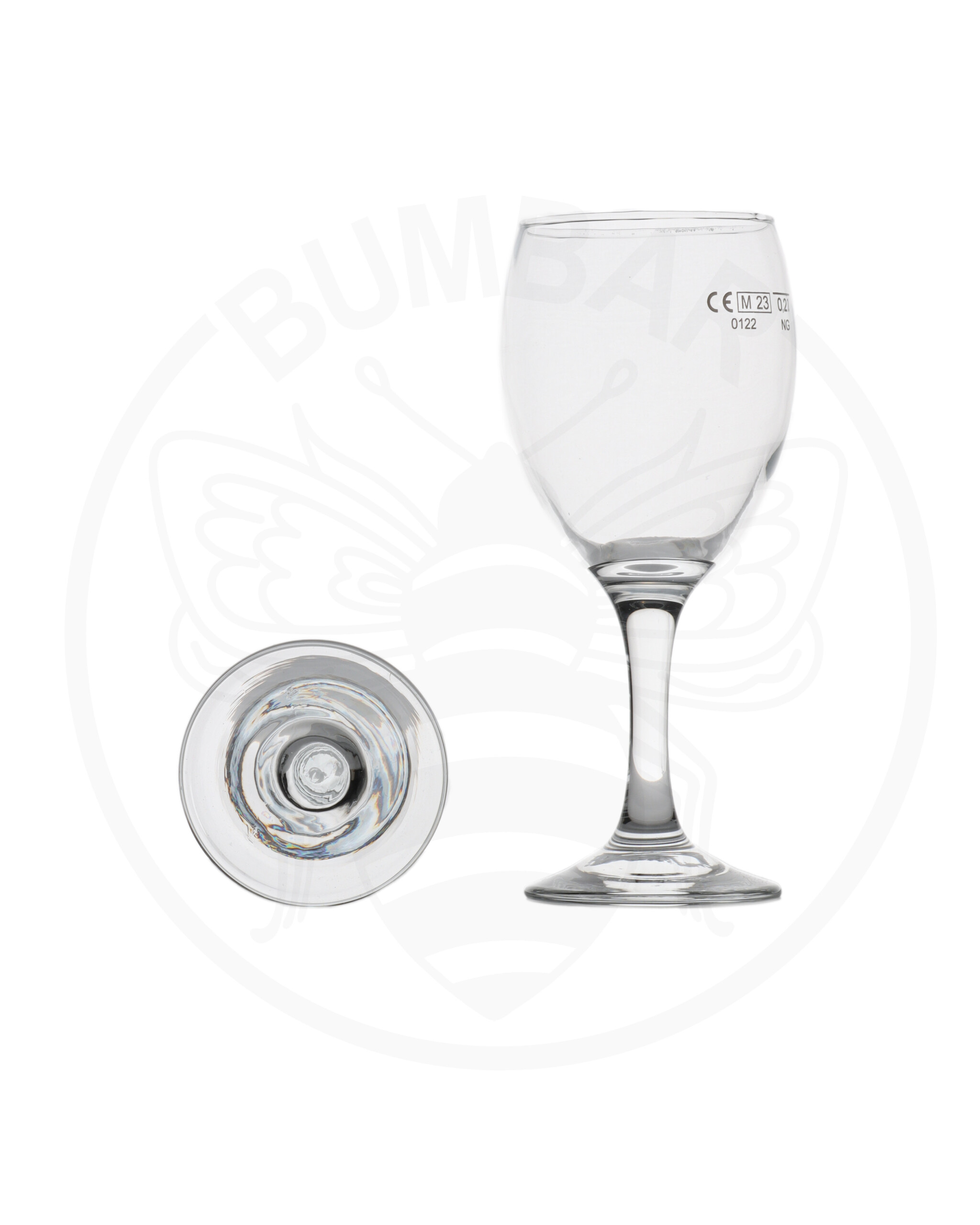 staklena čaša na stalku Alexander od 200 ml prozirna