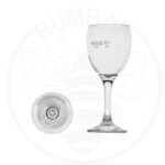 staklena čaša na stalku Alexander od 100 ml prozirna