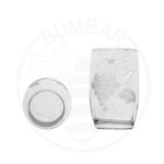 staklena čaša od 200 ml s otiskom grozda