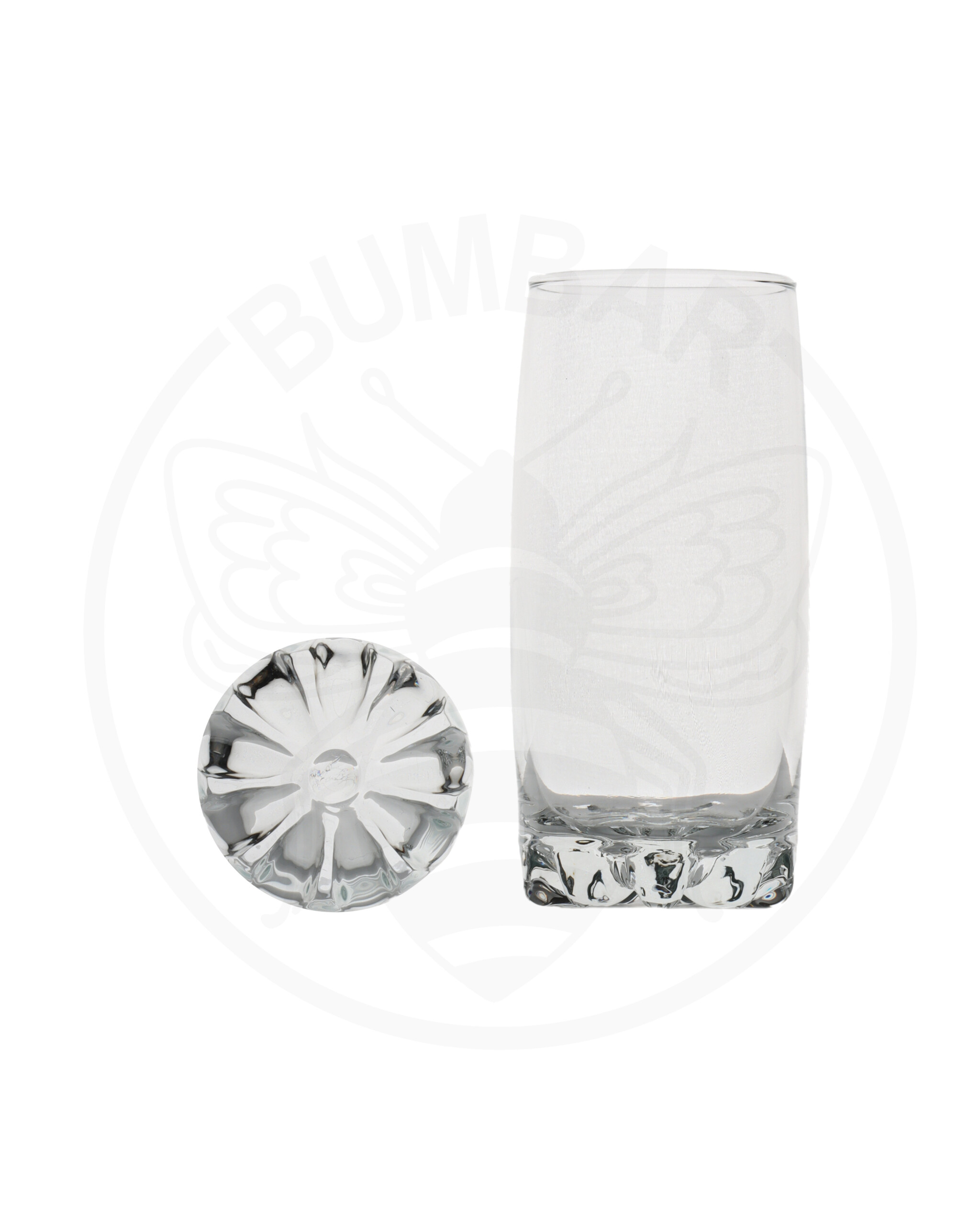 staklena čaša za sok Sylvana od 375ml prozirna