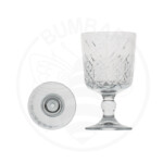 staklena čaša na stalku Timeless od 330 ml prozirna niža