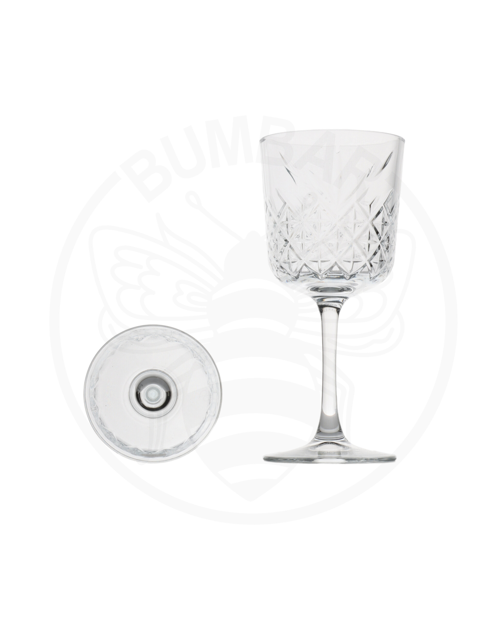 staklena čaša na stalku Timeless od 330 ml prozirna viša