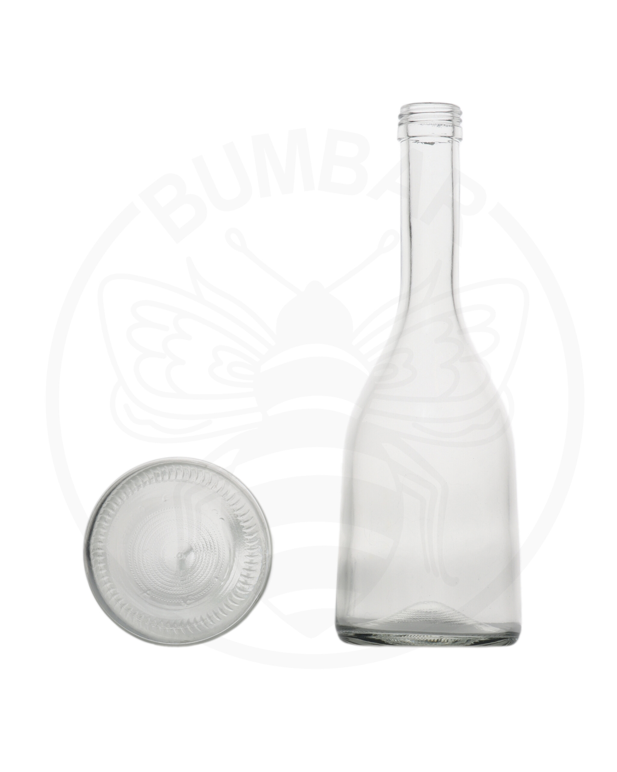 staklena boca Rustica na navoj od 500 ml prozirna